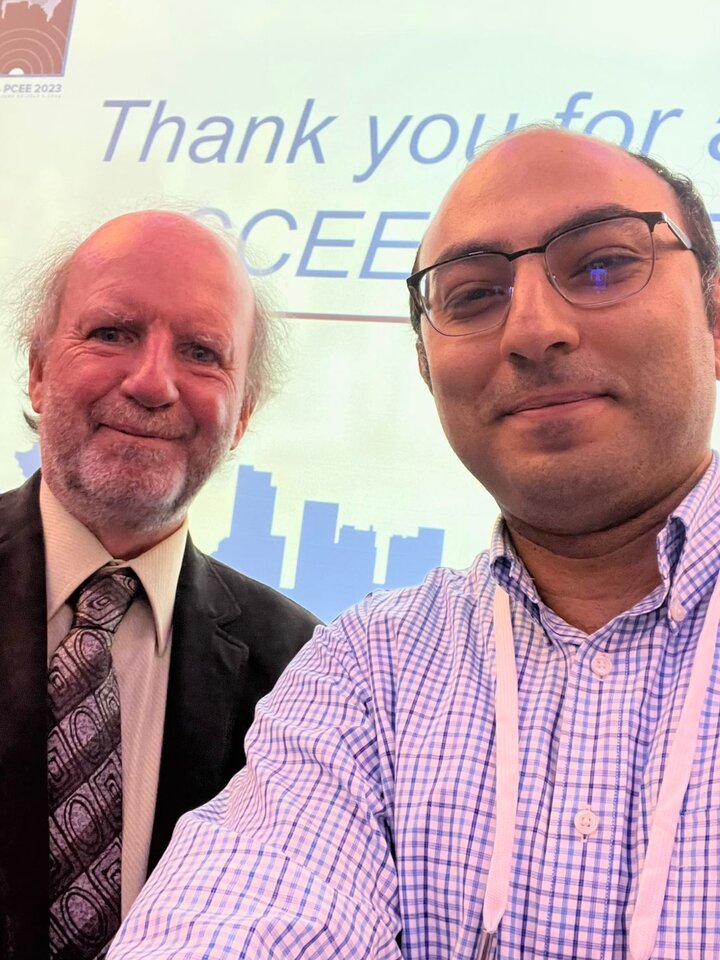 With Dr. Michel Bruneau